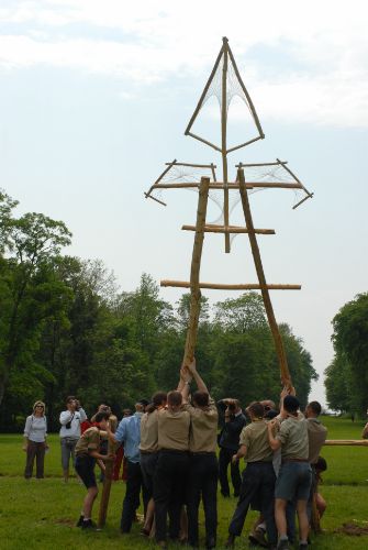 100 ans du scoutisme, Chamarande (Essonne)