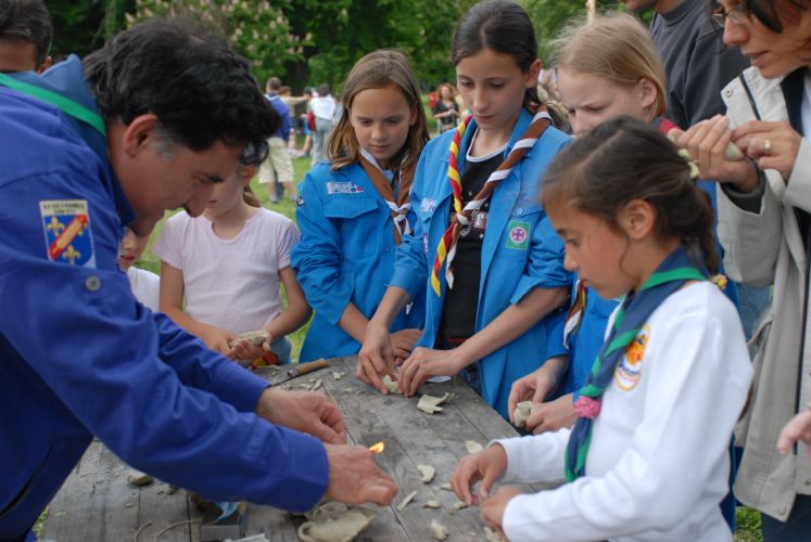 100 ans du scoutisme, Chamarande (Essonne)