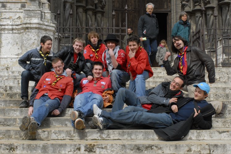 Pélerinage des 5ème du diocèse, Chartres