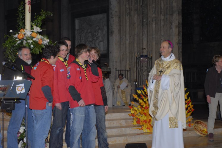 Pélerinage des 5ème du diocèse, Chartres
